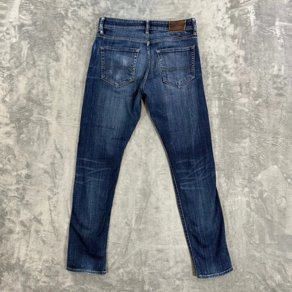 Lucky Brand Coolmax 110 Slim Straight Jeans Men's Size 29x30 Blue Dark Wash